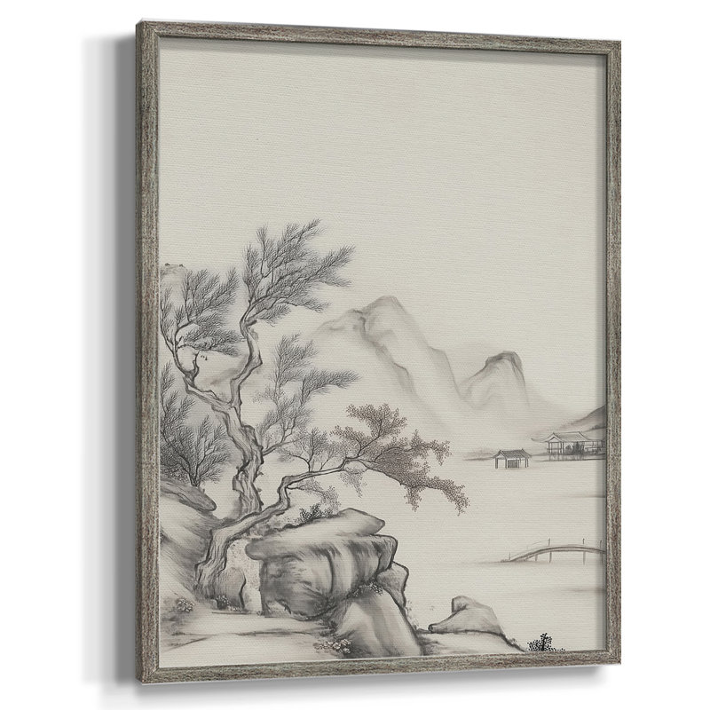 LANDSCAPES Series LV, reproduction encadrée - bois massif, H 11 po x l 9 po