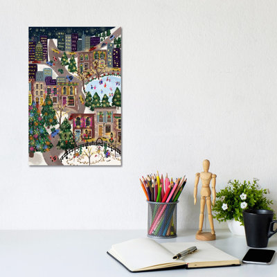 «Sparkling City», reproduction d'art sur toile tendue