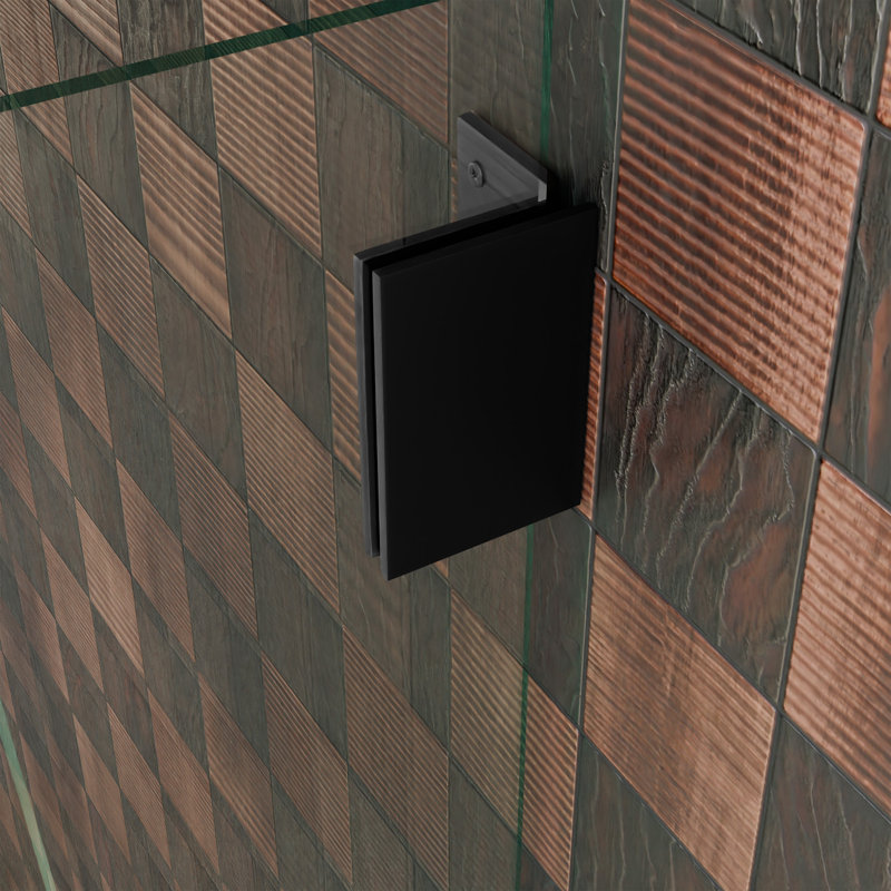 Support mural de 3 1/2 po de hauteur, finition noir mat, Noir mat