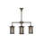 Wyona 4 - Light Dimmable Geometric Chandelier