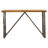 Aniyah 48.7'' Solid Wood Top Console Table
