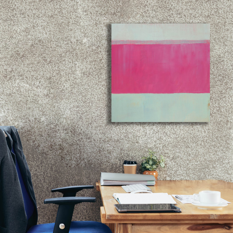 Epic Graffiti 'Raspberry Mint 2'  by Carol Young Canvas Wall Art, 26" x 26", 26" H x 26" W