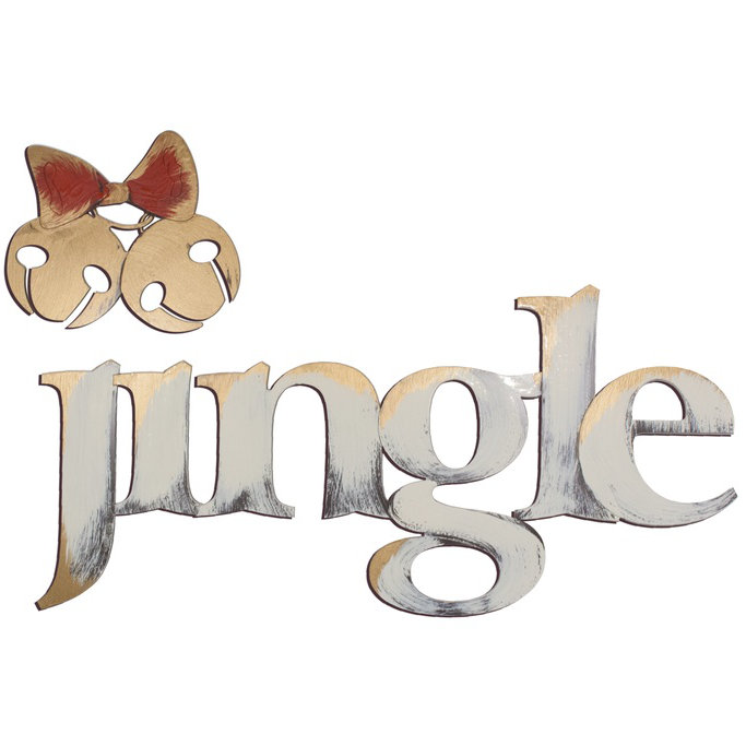 «Jingle with Bells» par Sally Dailey, art textuel