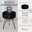 Tabouret de coiffeuse en velours-106599400