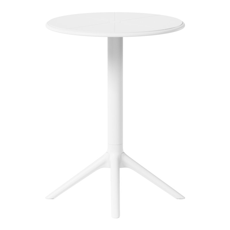 Table de salle à manger d'extérieur, Blanc