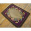 Tapis crocheté Antique Antique American