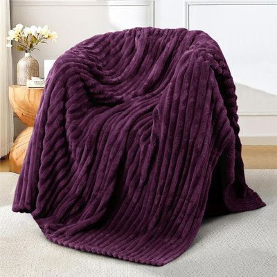 Queen Heated Blanket For Bed&Couch 400 GSM Reversible Extra Large Soft Bed Throw Blanket