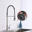 Commercial Modern Single Handle Spring High Arc Kitchen Faucet Brushed Nickel-119337255