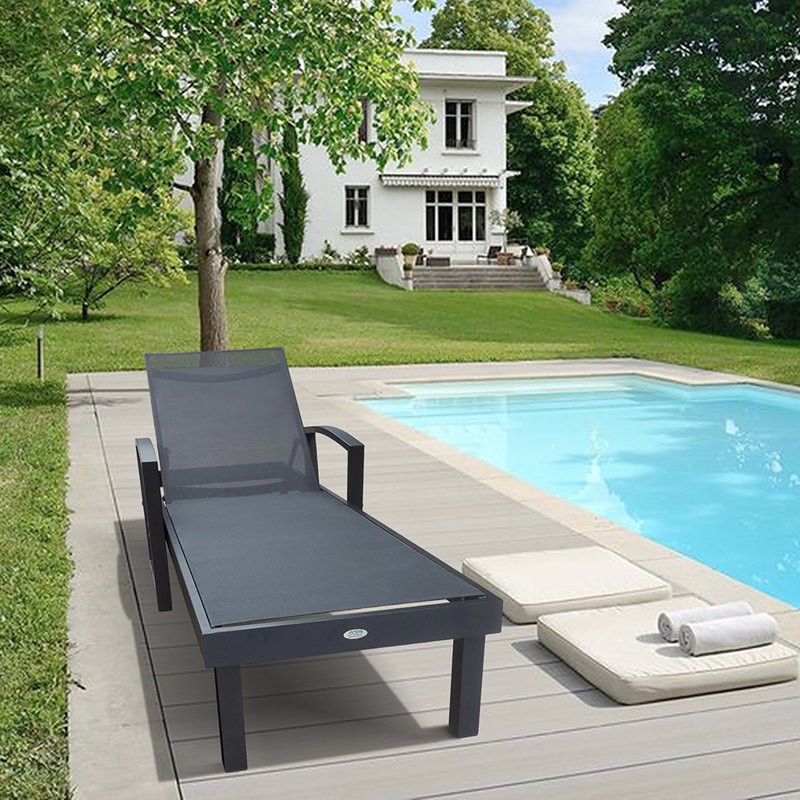 Chaise longue simple 79,72 po Kananen