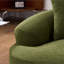 Causeuse courbée: sans assemblage, petit canapé en chenille, éponge 30D, compact pour les appartements, L 65 po, 300 lb, 3 coussins-1733684352