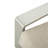 La Plata Outdoor And Indoor Aluminum Lounge Chair, Siver Finished Frame With Beige Cushion, Set Of 1