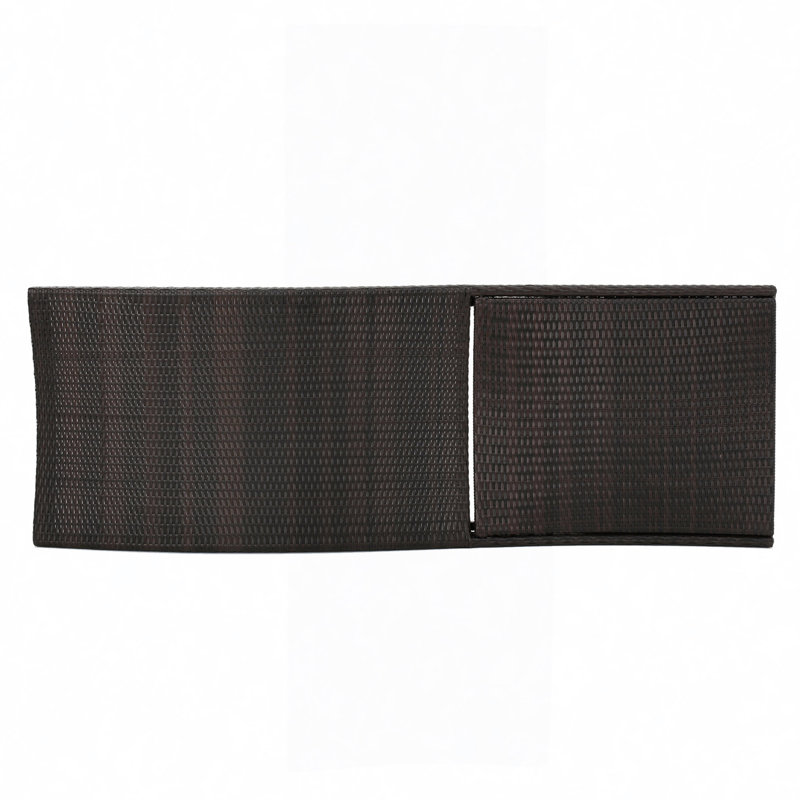 PE WICKER CHAISE LOUNGE, Brown Multi
