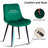 Velvet Dining Chairs Set of 4, Modern Upholstered Kitchen Chair With Metal Legs For Bedroom Living Room, Apartment-550672811-550672784