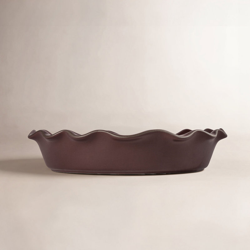 Costa Nova Stoneware Pie Pan, Port