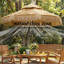 Parasol de jardin de style paille, parasol d'extérieur de style hawaïen, parasol de patio (seulement parasol)