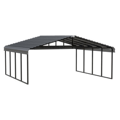 Galvanized Steel Carport, 20X20X9