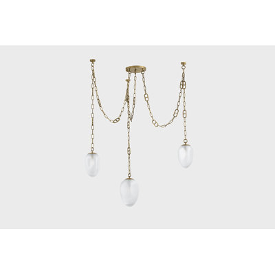 DAITH Light Chandelier by Noz Nozawa for Corbett Lighting