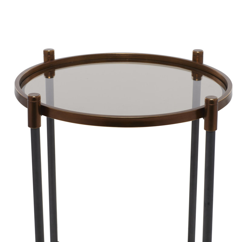 Jalapa Glass Tray Top End Table