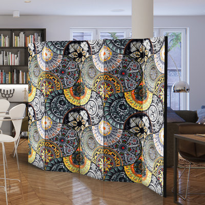 Dhillon Solid Wood Folding Room Divider