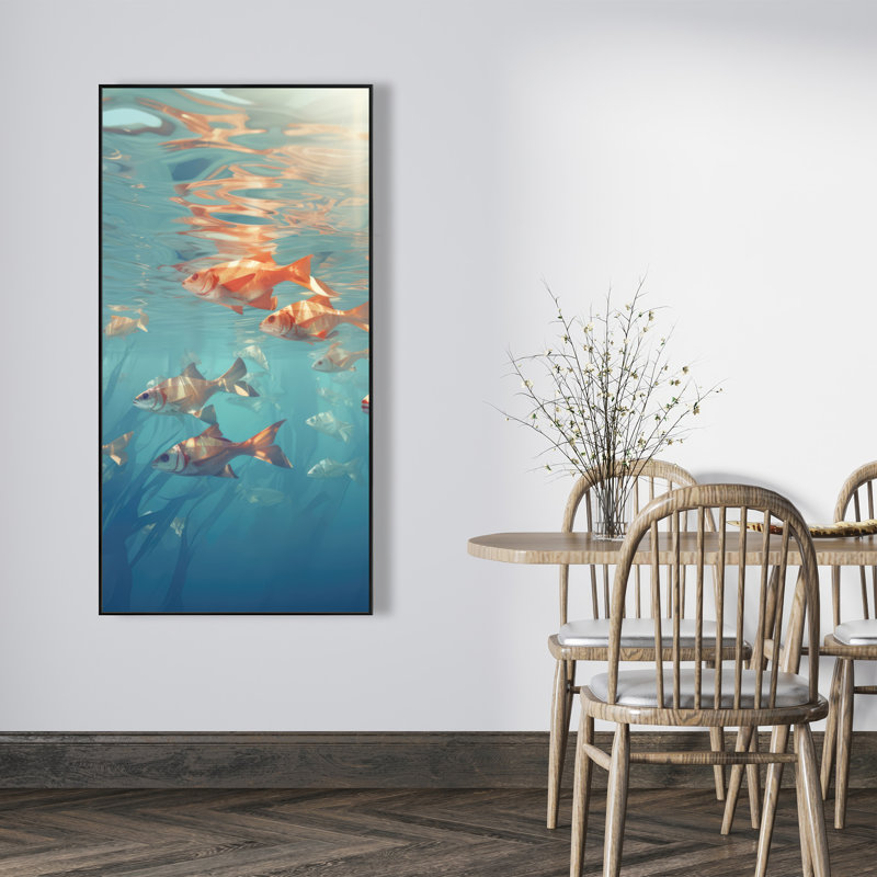Surface tension - 24"x48" Framed canvas