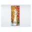 Art mural en toile orange peint à la main Wandela - 47 po x 19 po