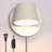 Charlote Directional Led Armed Sconce Plug-in Adjustable Head Wall Sconce Night Light