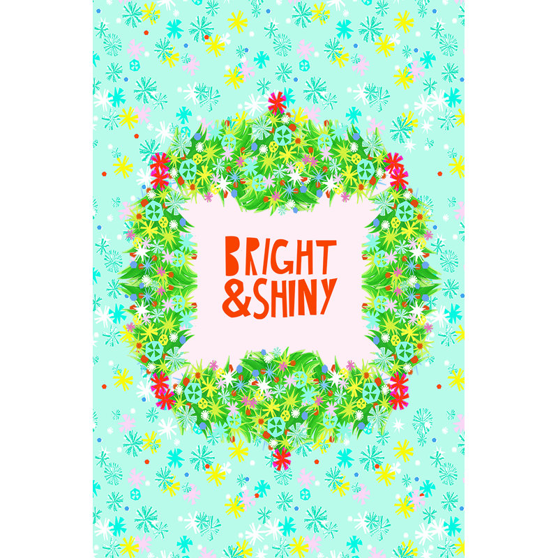 Merry And Bright V by Blanckslate - Wrapped Canvas Print, 46cm H x 30cm W