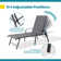Guyden Outdoor Metal Chaise Lounge