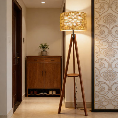 Lampe sur pied Boho