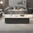 Modern rectangular rock plate coffee table-108494210