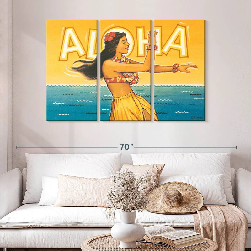 Gillard Aloha Hawaii II, 32" H x 50" W