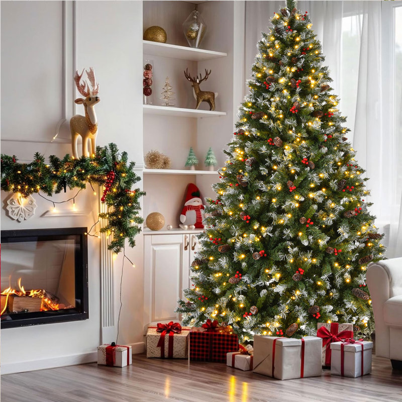 Arbre de Noël artificiel pré-éclairé 7,5 pi