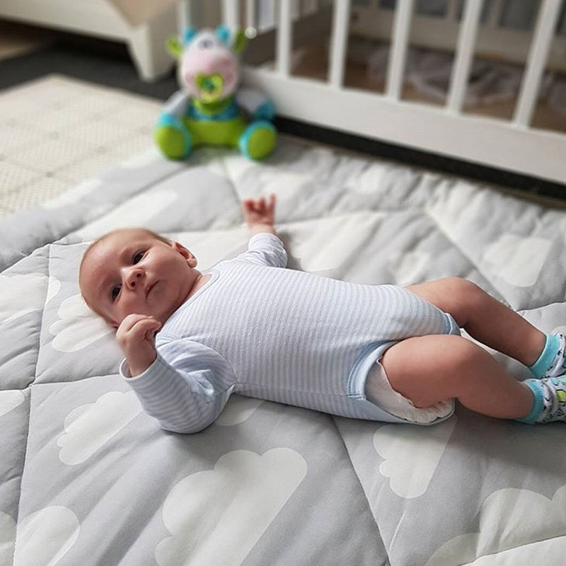 Adells Cotton 110cm L Changing Mat, Mint