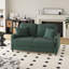 Balaton Vegan 2 Seater Upholstery Sofa with Pillows-1593231683-1585026673