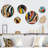 Abstract Wall Decor on Metal