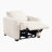 37.5" Modern & Contemporary Chenille Fabric Power Reclining Chair with Wall-Hugger Design, USB-A & C Charging Ports