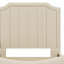 Upholstered Daybed With Classic Stripe Shaped Headboard-883515099