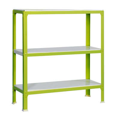 Vannatta 100cm W Steel Height -Adjustable Shelving Unit