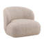 Romy Upholstered Swivel Chair, Napa Beige