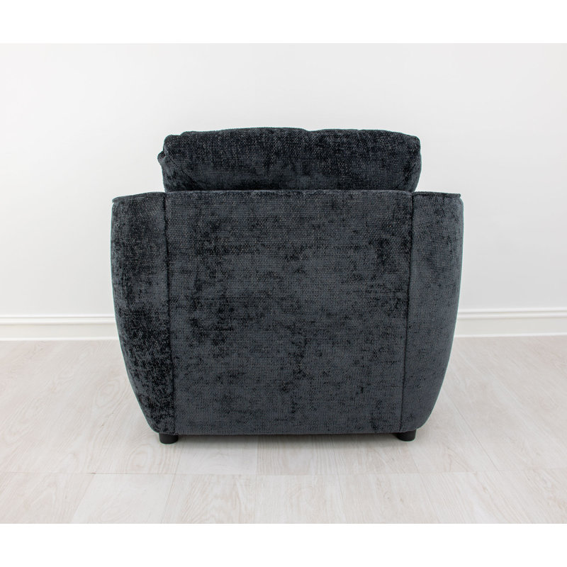 Adale Club Chair, Midnight Blue Black
