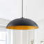 Luminaire suspendu réglable en fer noir 1 lumière