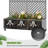 Metal Planter Box with Trellis with Wheels-1081861577-1097344965