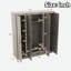 Armoire 4 portes avec 1 tiroir