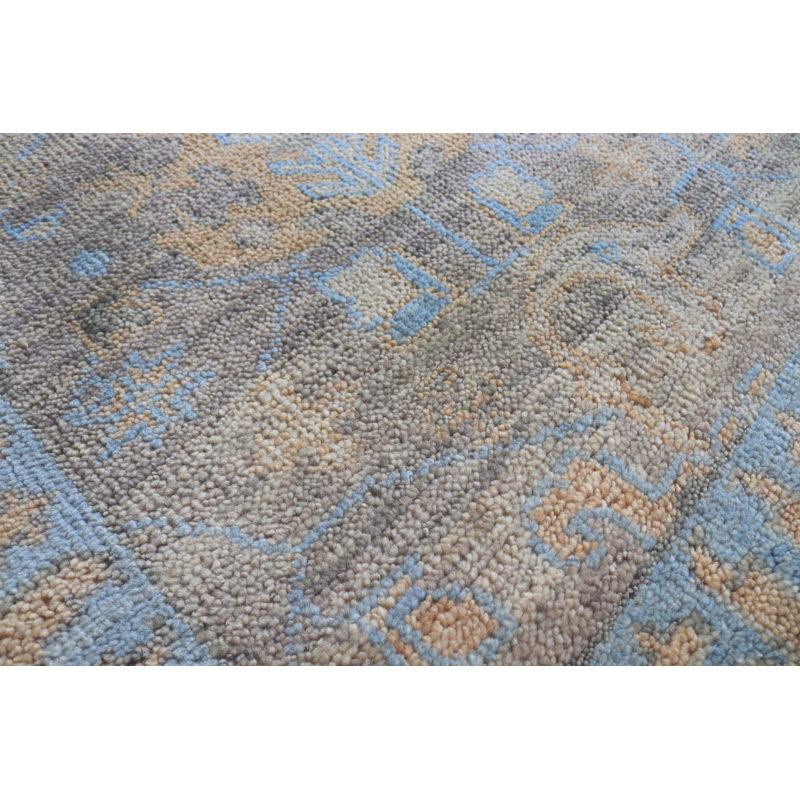 One-of-a-Kind Rectangle 9'2" X 12'3" New Age Area Rug Gray