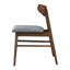 Chaise d'appoint Argjela en noyer