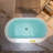 59" x 31.5" Freestanding Acrylic Double Ended Bathtub with Wide Rim, - Available in Glossy White/Black, with 5 Finish Options for Trim-100481075-94318961
