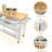 Bemott 45" Kitchen Island Cart with Wheels, Spacious Tabletop & 2 Drawers & Open Storage Shelves-1790125348