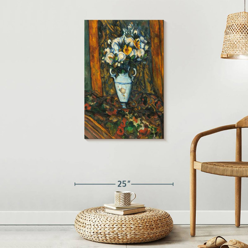 Vase de fleurs 1900-1903, H 30 po x l 20 po