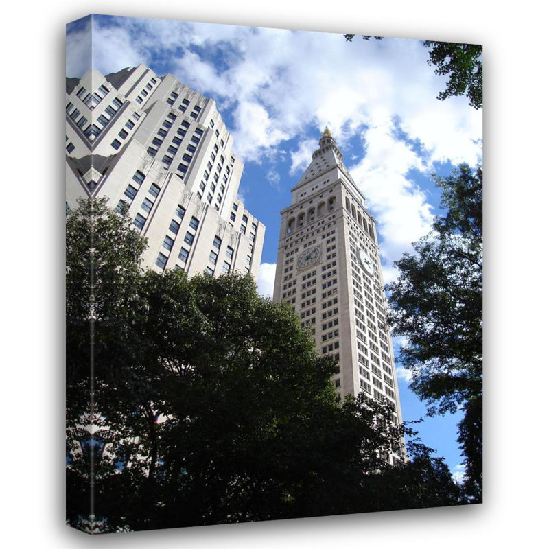 New York City Met Life Tower, H 48 po x l 36 po