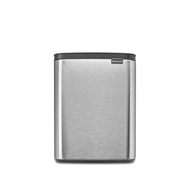 Brabantia 12 Litre Bo Waste Bin, Matt Steel Fingerprint Proof
